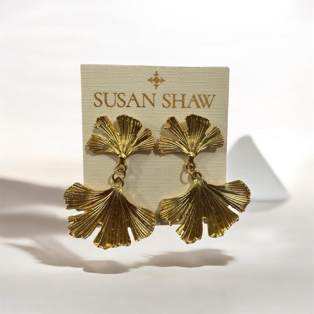 Susan Shaw Ginko Earrings